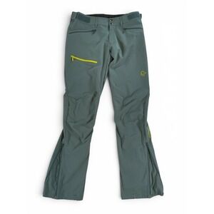 Norrona Falketind Flex1 Pants Mens M North Atlantic Teal Softshell Hiking Trek